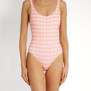COPY - Solid & Striped Anne-Marie Swimsuit Pink G…